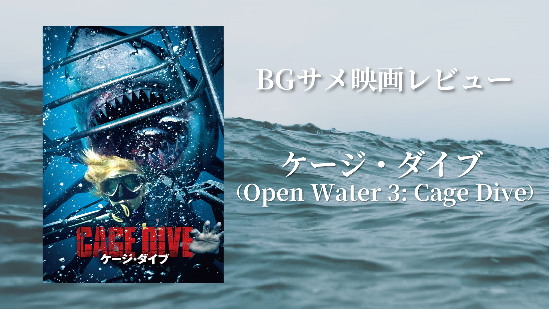 サメ映画『ケージ・ダイブ』レビュー記事サムネイル